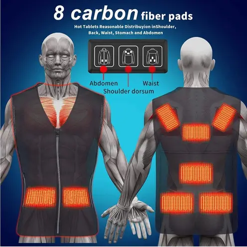 Unisex RTNX heated vest Black Size L