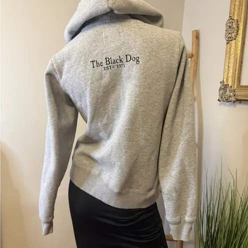 The Black Dog MARTHAS VINEYARD Ladies Classic Full Zip Hoodie Small Grey