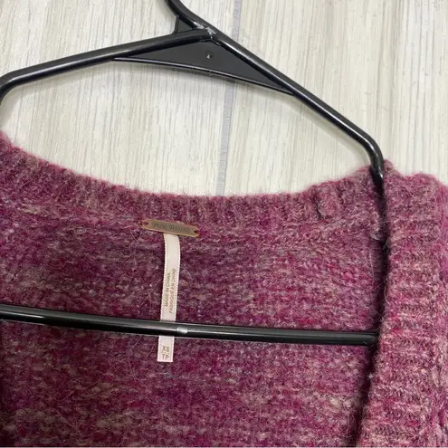 Free People  Karina Wrap Sweater Wool Mohair Alpaca size XS Extra Small