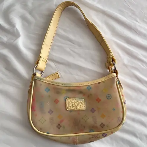 Bratz Y2K Monogram Jelly Beige Shoulder Bag Yellow