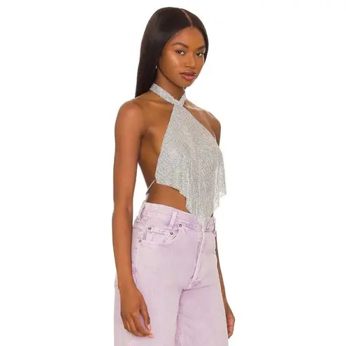 8 Other Reasons Chain Top Silver Womens Size OS