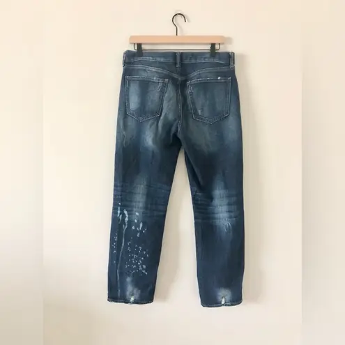 Banana Republic  Boyfriend Denim in Y2K Distressed Dark Wash - Size 29