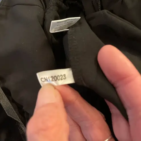 New York & Company Gabrielle Union black & gold strapless fringed jumpsuit. Sz 4