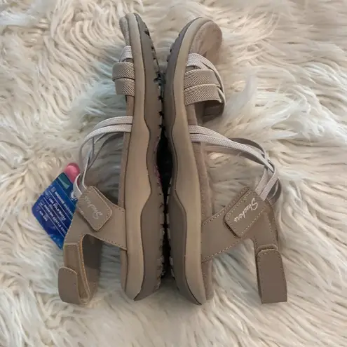 Skechers  MEMORY FOAM SANDALS SIZE 7BRAND NEW COLOR TAN SEE ALL PHOTOS thumbnail 7