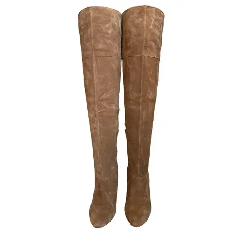 ALDO  “rixon suede over the knee heeled sexy boots size 10