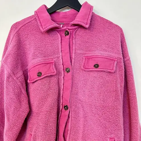 Free People  We the Free Ruby Jacket in Pink Envy Size Small