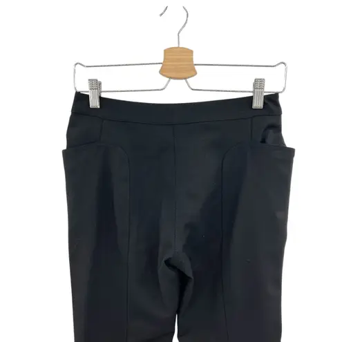 Moschino Jeans Donna Dress Pants Trousers Double Button Waist Black Size US 4