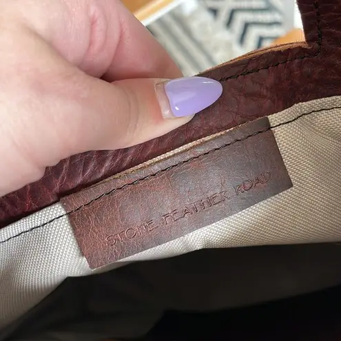 Stone Feather Road Custom Cowhide LeatherāBantam Bag