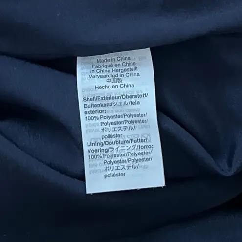 J Crew Dress Women 6 Navy Blue Guipure Lace Spaghetti Strap Scallop Edge Preppy