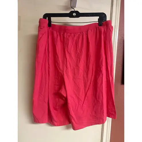 Cacique Women's Lounge Shorts 18/20 Hot Pink Comfy Cotton
