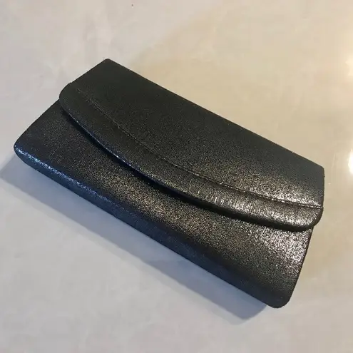 Clutch Black Glitter Crackle Design