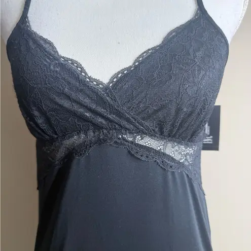 NWT INC International Concepts Black Chemise with Spaghetti Straps Size XS