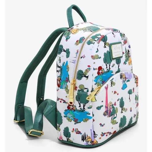 Lounge Fly Disney Princess Landscape White Mini Backpack
