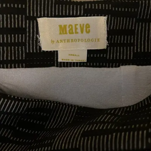 Anthropologie Maeve Bobbie Pencil Skirt Size XS Black