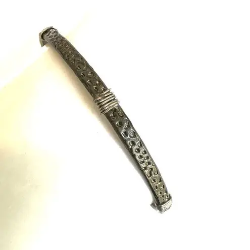 Plunder brave feather bangle bracelet wirh feather