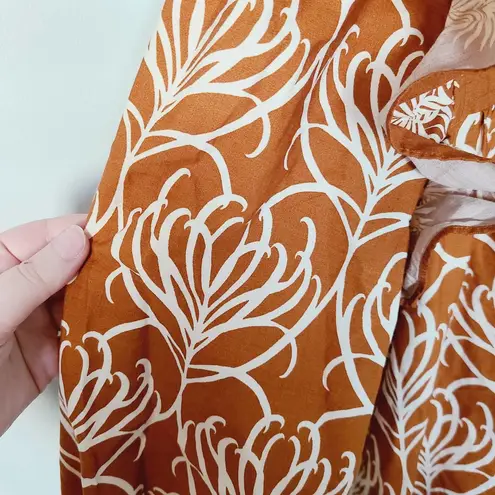 HAPPY X NATURE Juliet Boho Mini Dress Brown Size L