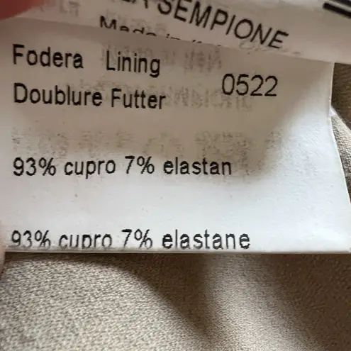 Piazza Sempione Women Mid Rise Khaki Bermuda Shorts Tan Beige Cotton Sz Large