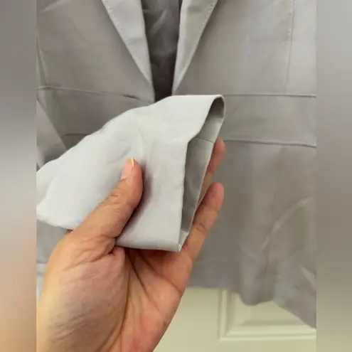 Moda International Lilac Blazer Tailored Suit Jacket Silk Lined Women's Size 8 Purple