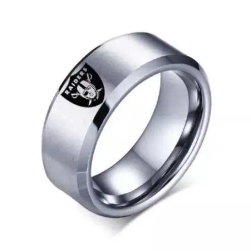 Silver Oakland Raiders Ring