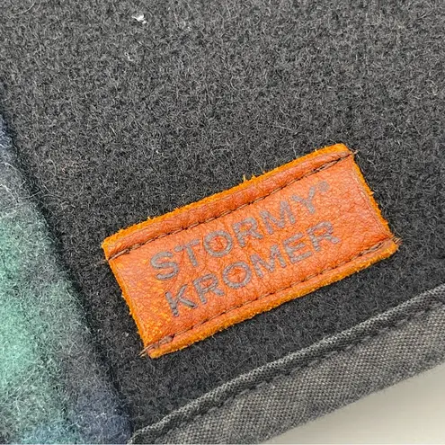 Stormy Kromer Wool Vest Womens The Ida Outfitter Plaid Green Blue USA Small