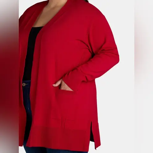 Terra & Sky NWT - Fine Gauge Cardigan with Pockets.