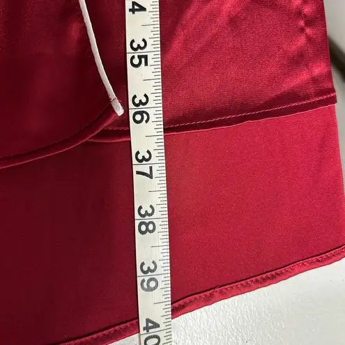 Red Satin Nightshirt Size XL