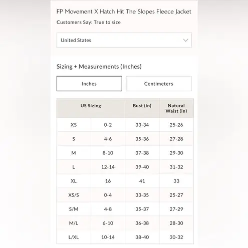NWT FP Movement X Hatch Hit The Slopes Fleece Jacket