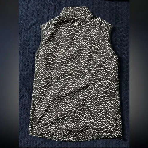 Peter Millar Mens E4 Wind Reversible Full Zip Vest‎ Black White Size Xsmall