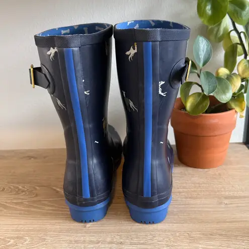 Joules Navy Blue Multi Dog Print Mid
