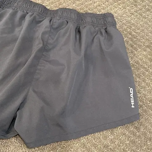 Head  S Gray Womens Running Shorts