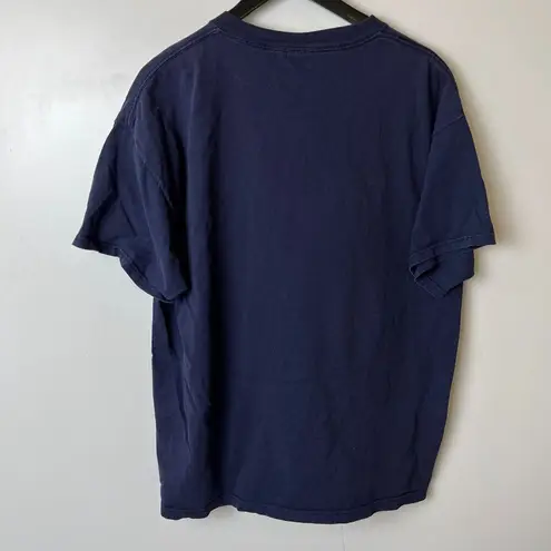 Vintage 90s Washington DC T Shirt Blue XL Extra Large Graphic Tee 100% Cotton