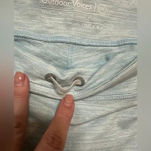 Outdoor Voices  Light Blue, Full Length Leggings, Size Medium