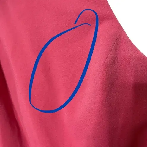 Anthropologie  Jill Jill Stuart Pink Iva Crepe Bridesmaid Maxi Dress Long Gown 14