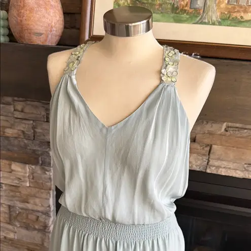 Rebecca Taylor Sleeveless Halter Midi Dress