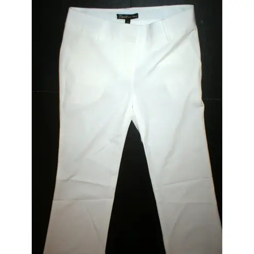 Elizabeth and James New Womens 8 Office Slacks Pants Tall White Trouser Designer