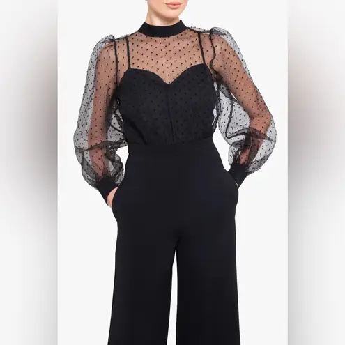 Black Halo Rosalie Jumpsuit Obsidian Charm