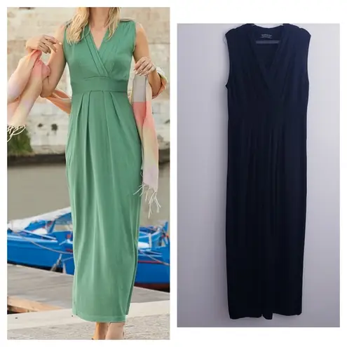 Peruvian Connection Adriatico Maxi V-Neckline Dress