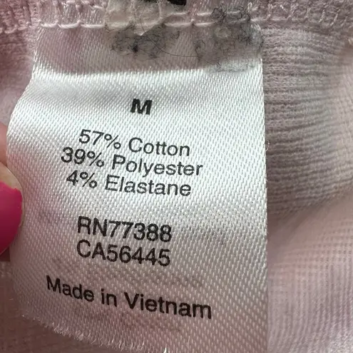 J.Crew  pale pink textured one shoulder bow tank top Preppy Women Size medium thumbnail 6