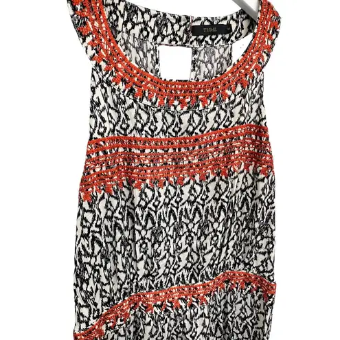 THML Jameson Embroidered Maxi Dress Stitch Fix Sleeveless Boho Chic Summer, Sz M