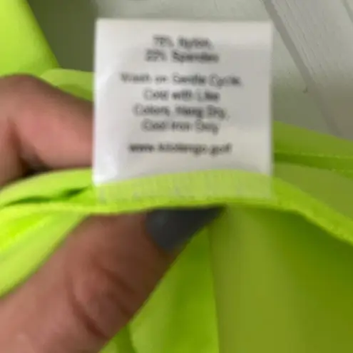 Kilo Tango Golf Polo In Lime UPF 50 Sz L Green Size L