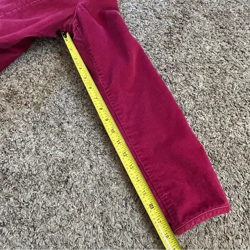 Gap Vintage  y2k 00s hot pink corduroy lined button blazer jacket with pockets