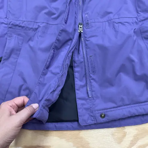 L.L. Bean Women’s Rugged Ridge Ski Jacket Full Zip Primaloft Purple Petite L Size undefined