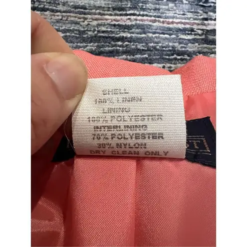 Herman Geist  linen pink double sided blazer jacket petite size 12 thumbnail 5