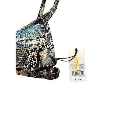 Shade & Shore  Animal Print NWT Size Medium Bikini Top