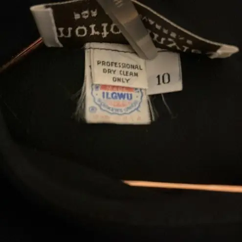 Vintage Union Made semi formal lbd Morton Myles for the Warrens black dress Size 10