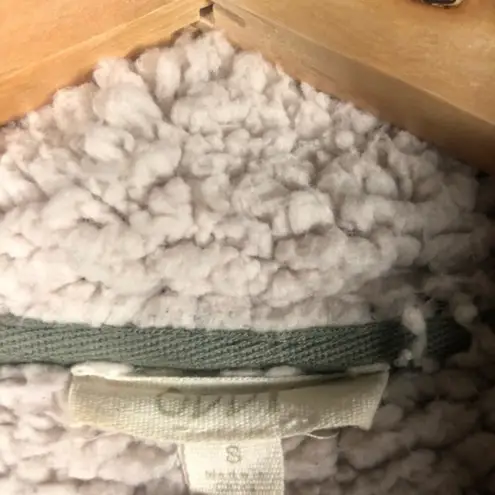 Oddy Pullover Sherpa Womens S Gray Marled Fleece Cozy Oversized Soft Cottagecore