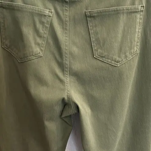 Time And Tru B13 , olive green stretchy pants size 12/14