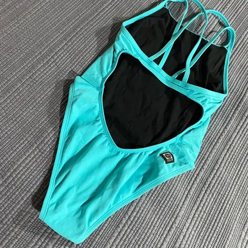 JOLYN  Size 30 Murray 1-Piece Swimsuit Turquoise