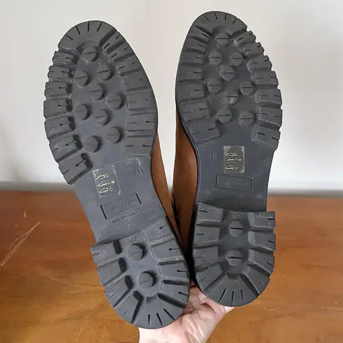 Jenni Kayne • Brooklyn Lug Boot chelsea ankle chunky Walnut cognac brown tan