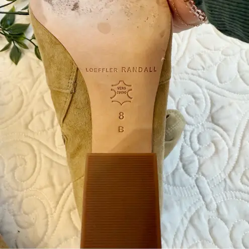 Loeffler Randall Isla Suede Slim Ankle Booties Sz 8